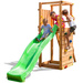Plac zabaw drewniany ogrodowy Tiptop zjeżdżalnia, ścianka wspinaczkowa, schodki