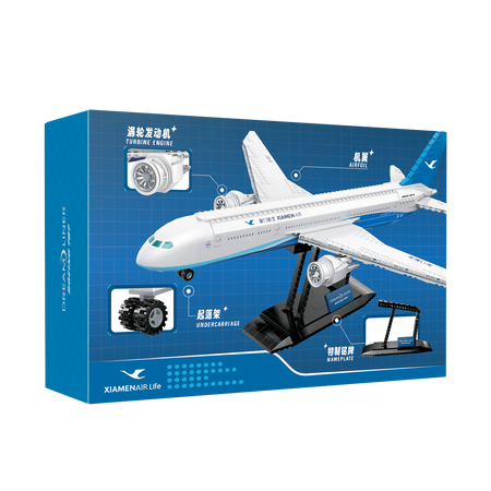 Klocki konstrukcyjne Pantasy Samolot Boeing 787 Dreamliner 55 cm 744 elementy