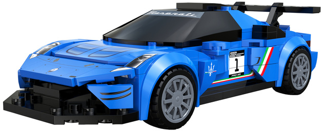 Klocki konstrukcyjne CaDA Samochód 15,5 cm auto wyścigowe Maserati GT2 Pojazd 240 elementów 1:24 C55031W