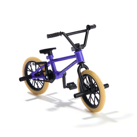 Tech Deck mały zestaw fingerbike BMX mini rower na palce WeThePeople fioletowy+ naklejki