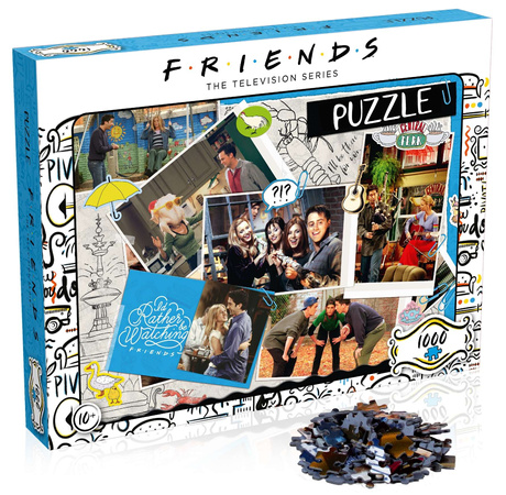 Puzzle 1000 Friends Przyjaciele Scrapbook Winning Moves
