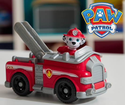 Psi Patrol Marshall Wóz Strażacki Pojazd + Figurka