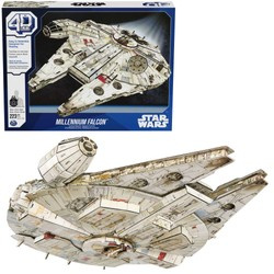 OUTLET Puzzle 4D Build Star Wars Gwiezdne Wojny Statek Falcon Millennium model 3D do złożenia USZKODZONE OPAKOWANIE