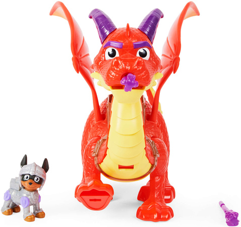 Psi Patrol Rescue Knights Rycerze Smok Sparks i figurka Claw