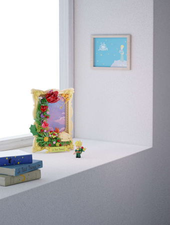 Klocki konstrukcyjne Pantasy Mały Książę Róża Małego Księcia 402 elementy