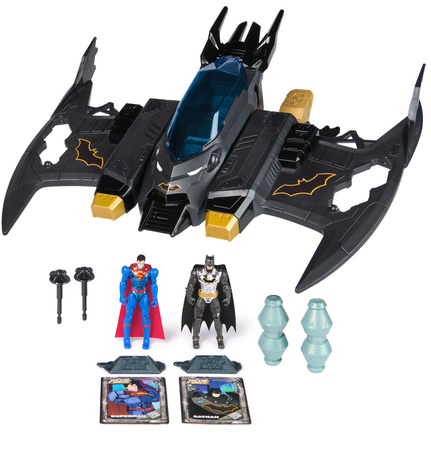 DC Comics Zestaw Metal Force Transforming Batwing Batman Superman Mech 30cm