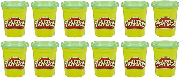 Zestaw uzupełniający Play-Doh Ciastolina masa plastyczna zielony 12-pak