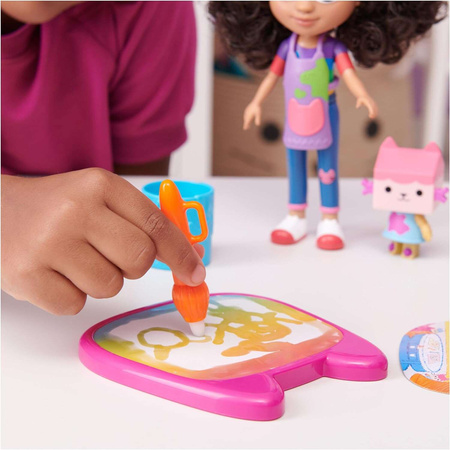 Koci Domek Gabi lalka Gabby 20 cm studio artystyczne i drewniane puzzle 4 układanki