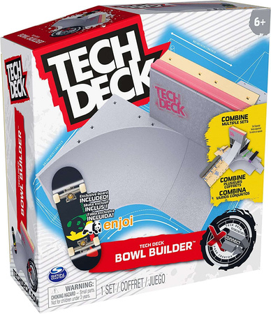 Tech Deck fingerboard zestaw rampa Bowl Builder + deskorolka