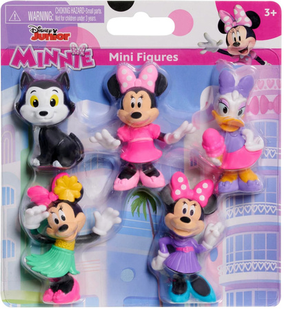 Zestaw Minifigurek Disney Junior Minnie Mouse 5 figurek kolekcjonerskich