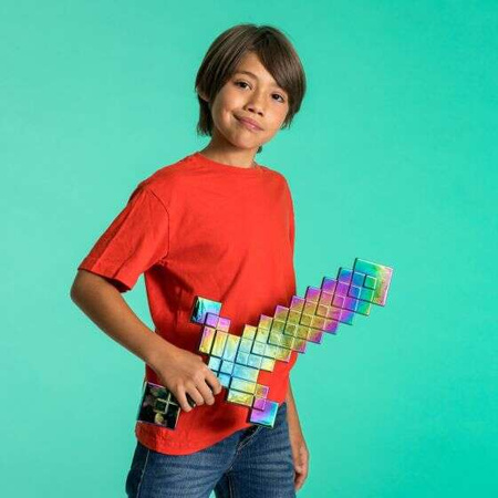 Minecraft Kostium Strój karnawałowy Ender Dragon Przebranie Smok Kresu 110-122 cm 4-6 lat + Netherytowy miecz 51 cm