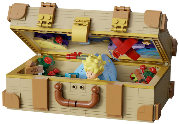 Klocki konstrukcyjne Pantasy Mały Książę Podróżna Walizka Małego Księcia 519 elementów