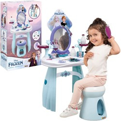 OUTLET Disney Frozen Kraina Lodu Toaletka z taboretem i lustrem 2w1 + 10 akcesoriów USZKODZONE OPAKOWANIE