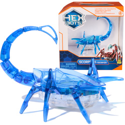 Hex Bots Ruchoma Figurka Scorpion Niebieski Zabawka Sensoryczna Światło
