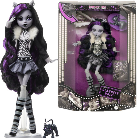 Lalka Monster High Clawdeen Wolf Reel Drama 26 cm + akcesoria