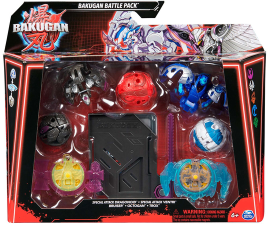 Zestaw Bakugan Battle Pack Gra strategiczna + Figurki Special Attack Dragonoid