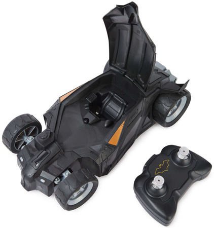 OUTLET Batman Batmobile zdalnie sterowany pojazd RC samochód auto i figurka DC Comics WADLIWY