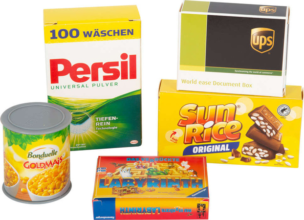 Zestaw Koszyk na zakupy z akcesoriami produkty spożywcze + wózek sklepowy Small Foot