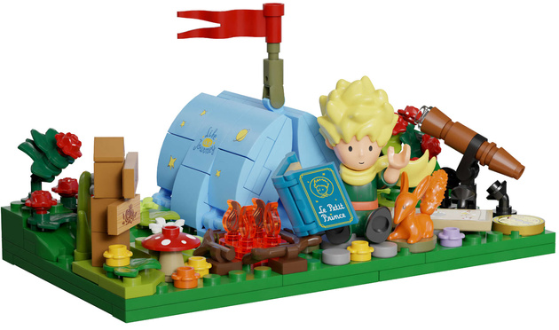 Klocki konstrukcyjne Pantasy Mały Książę Podróżna Walizka Małego Księcia 519 elementów