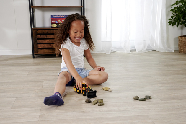 Volvo Koparka Spychacz Pojazd budowlany z ruchomymi elementami światło dźwięk