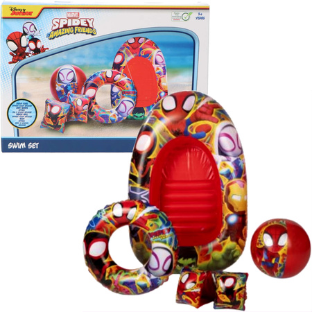 Zestaw do pływania Spidey i super-kumple ponton koło piłka rękawki