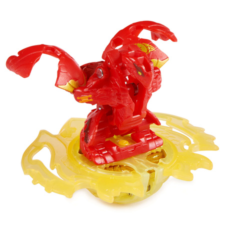 Bakugan Specjalny atak Special Attack Dragonoid Wirująca figurka akcji pierścień + karty Spin Master