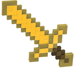 Minecraft miecz Złoty 51 cm do stroju karnawałowego