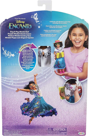 Disney Śpiewająca lalka Mirabel z akordeonem Nasze magiczne Encanto