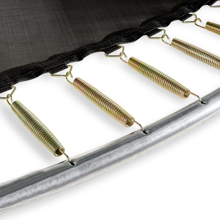 Trampolina ogrodowa z siatką zabezpieczającą Lotus Classic 366 cm czarna