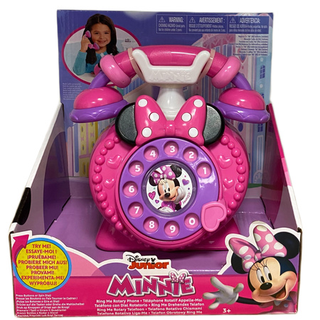 Just Play Myszka Minnie Telefon stacjonarny obkręcany