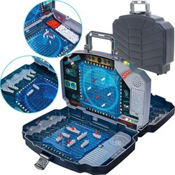 Elektroniczna Gra planszowa w statki okręty w walizce światło i dźwięki 5+