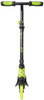 Evo Składana Regulowana Hulajnoga dla Dzieci Light Speed Czarno-limonkowy Świecące Kółka
