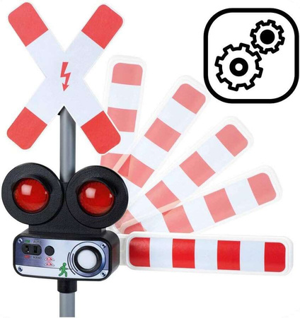 Znak Drogowy Przejazd kolejowy Nauka ruchu drogowego Sygnalizacja świetlna 78 cm Klein