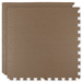 Mata piankowa podłogowa Humbi 120x60 cm Duże puzzle piankowe wodoodporne bezpieczne 2 szt. Ciemnobeżowy  Cappuccino