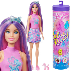 Barbie lalka Color Reveal Balonowe zwierzątka kolorowa niespodzianka + akcesoria