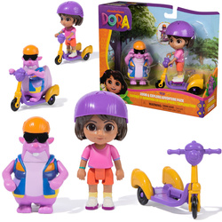 Dora Poznaje Świat Zestaw Zoom & Explore 2 Figurki Dora i Tico + Akcesoria