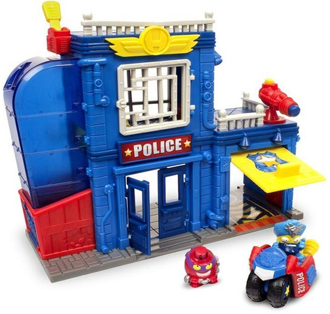 MagicBox Super Zings Posterunek Policji + 2 figurki + pojazd Superzings
