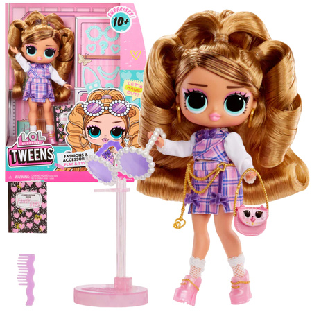 Mały Zestaw L.O.L Surprise! Tweens Lalka Kolekcjonerska Fancy Gurl 17 cm + 10 akcesoriów