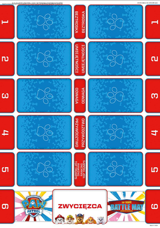 Gra karciana Top Trumps Psi Patrol Battle Mat