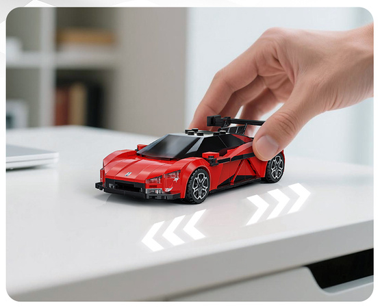 Klocki konstrukcyjne CaDA wyścigówka Samochód wyścigowy Yangwang U9 Auto sportowe 291 elementów