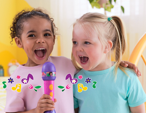 Dora Poznaje Świat Interaktywny Mikrofon z efektami dźwiękowymi Rainforest Microphone