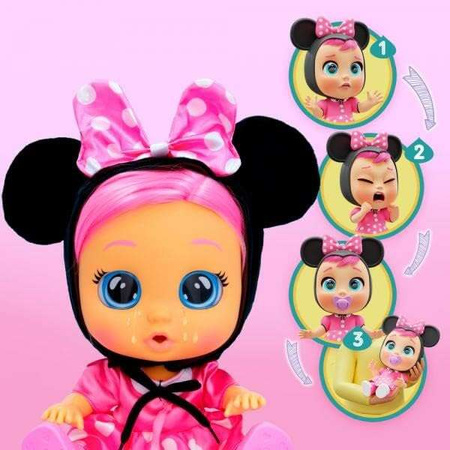 Cry Babies Magic Tears lalka interaktywna Myszka Minnie Disney