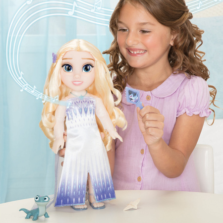 Lalka Disney Princess śpiewająca Elsa Kraina Lodu Frozen lalka 35 cm+ akcesoria
