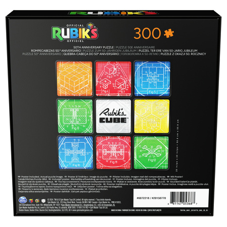 Puzzle Rubik’s Cube 50-lecie Kostki Rubika 300 elementów