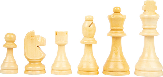 Szachy Warcaby Duży Drewniany Zestaw 2w1 45 Cm Small Foot