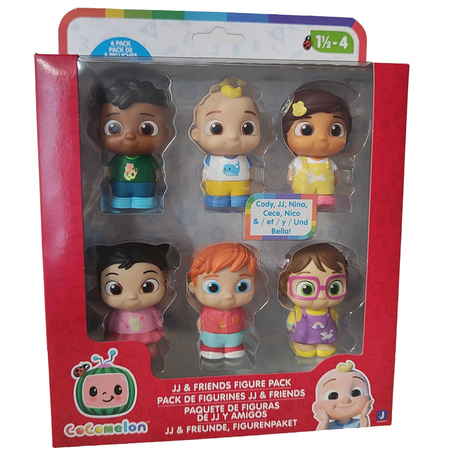 Cocomelon Jj I Przyjaciele 6-pak Zestaw Cody Jj Nina Cece Nico Bella