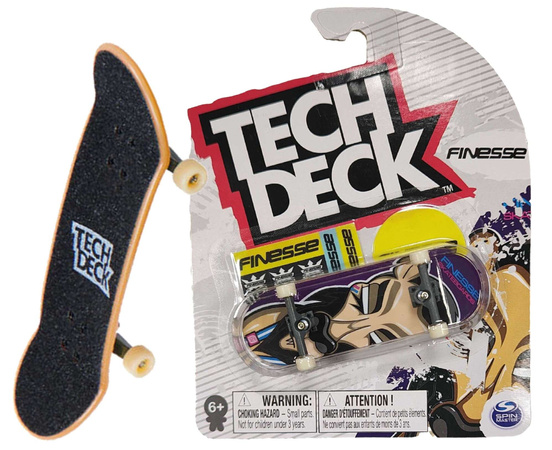 Tech Deck deskorolka fingerboard Finesse duży Lew + naklejki