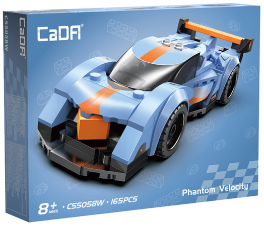 Klocki konstrukcyjne CaDA wyścigówka Samochód wyścigowy Phantom Velocity Auto sportowe 165 elementów