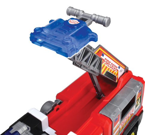 Straż Pożarna Interaktywny wóz Strażacki Fire Rescue Unit 30cm Światło Dźwięk