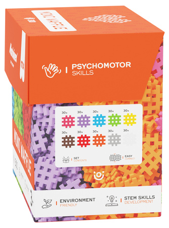 Klocki konstrukcyjne Mini Waffle zestaw 300 elementów Marioinex